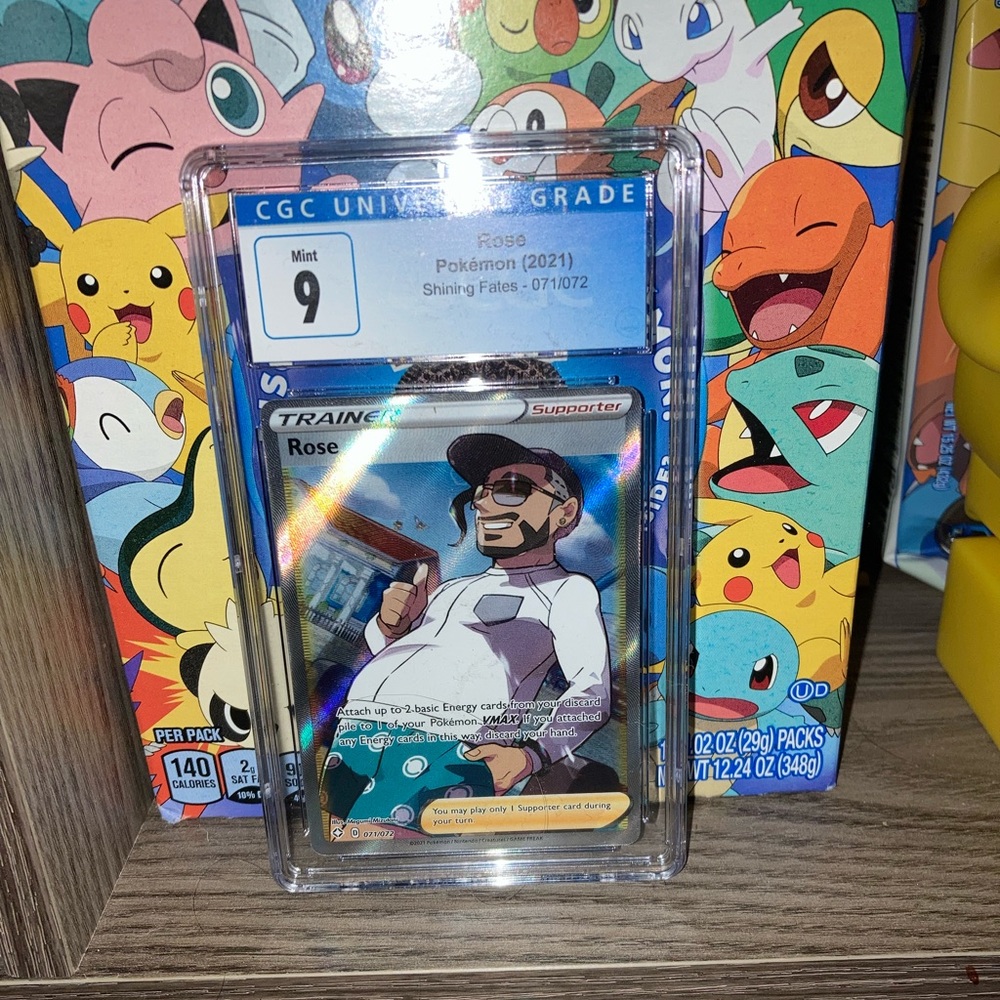CGC Pokémon Slab Mint 9 Slab Shining Fates 2021 Trainer Rose!